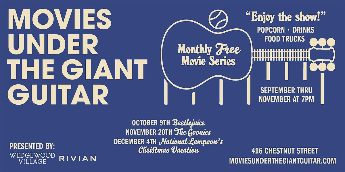 Movies Under the Giant Guitar Presents: THE GOONIES