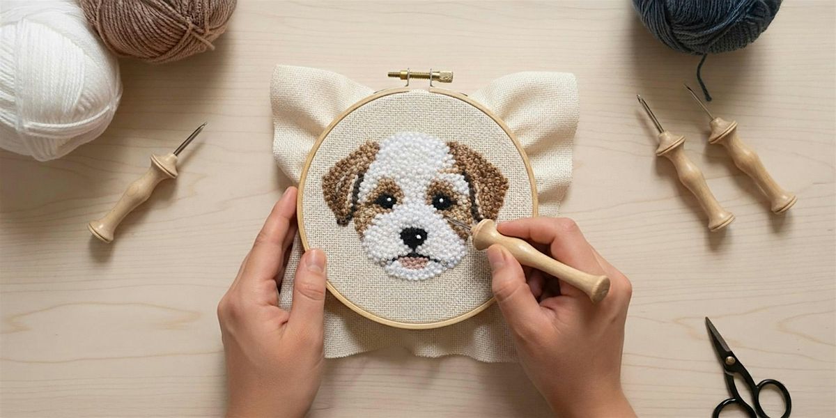 Punch Needle Pet Portraits