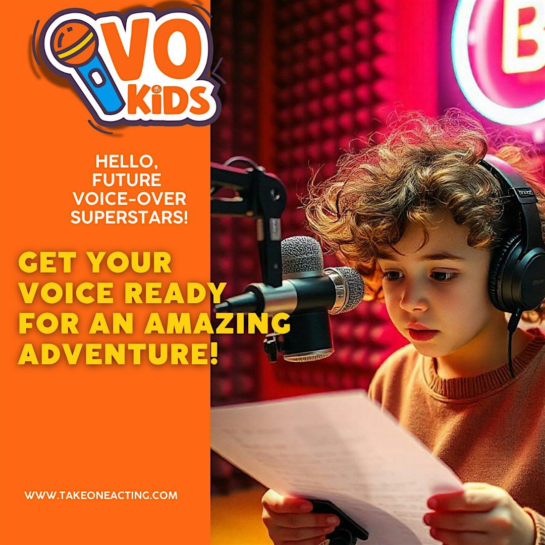 DUBBING & VOICE ACTING FOR KIDS CLASS (7y - 12y) TRY A CLASS