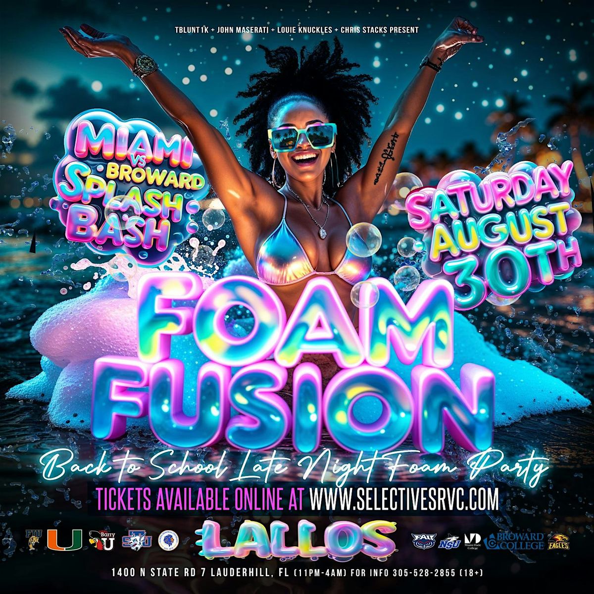 Foam Fusion: Back to School Late Night Foam Party