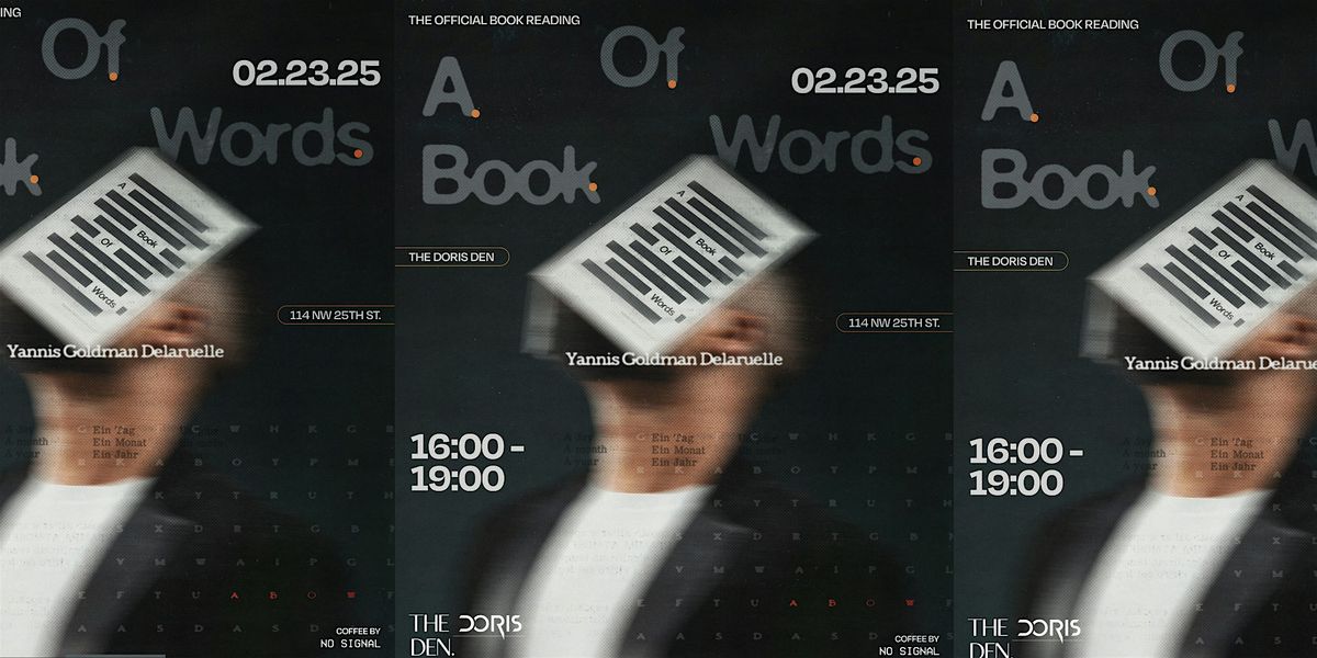 The Official Book Reading: A Book of Words by Yannis Goldman Delaruelle