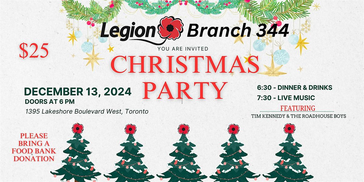 Christmas Party at Royal Canadian Legion Branch 344 (Toronto Waterfront)