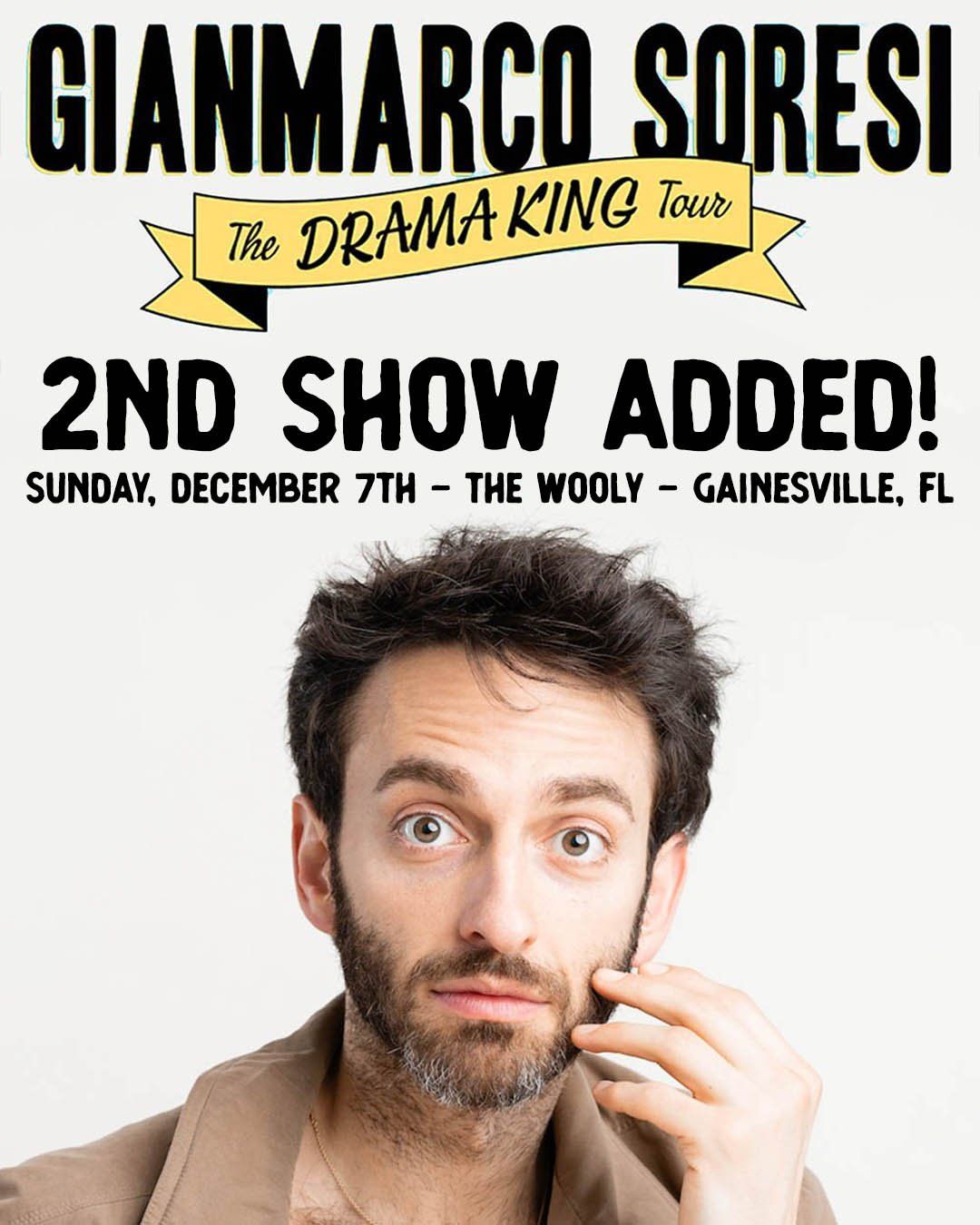 Gianmarco Soresi: Drama King at Knitting Factory Concert House Boise