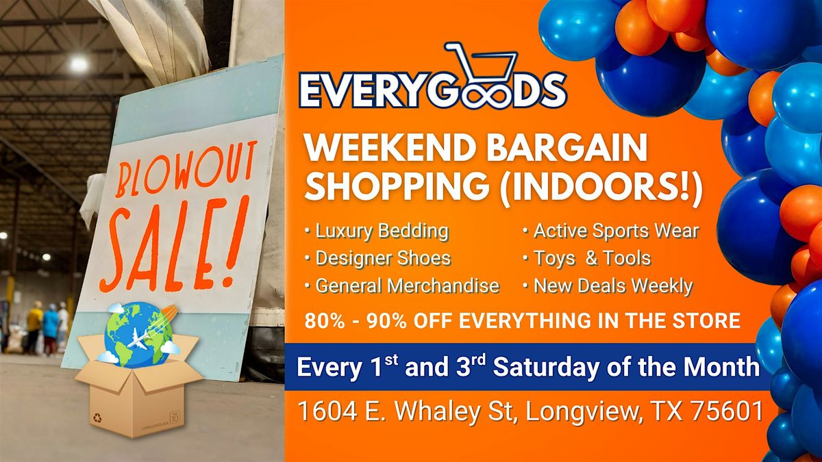 Weekend Bargain Shopping (indoors!)