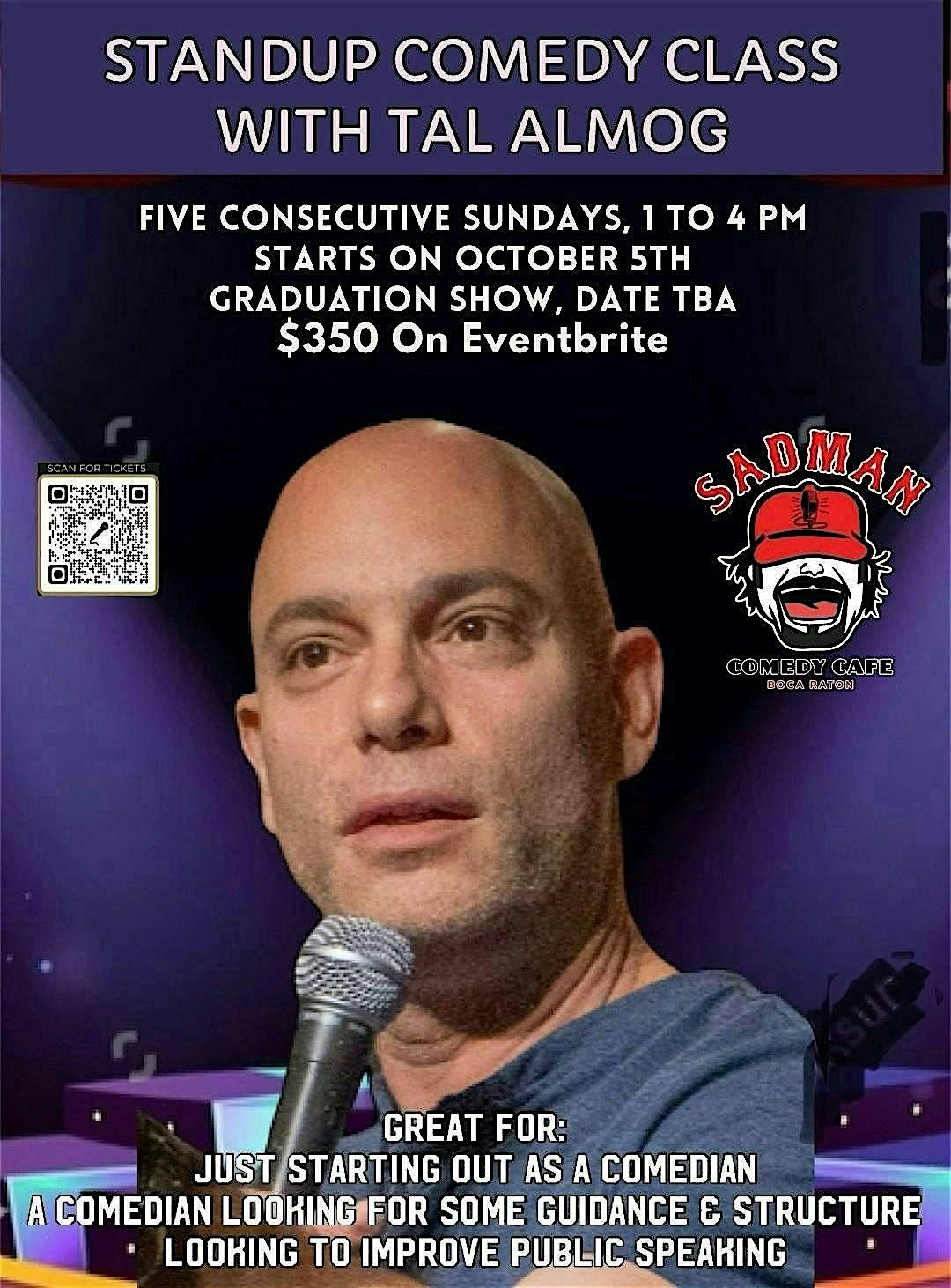Comedy Workshop For New And Existing Comedians, Sundays