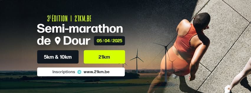 3e Half-Marathon de Dour \ud83d\udc49 5km \/ 10km \/ 21km