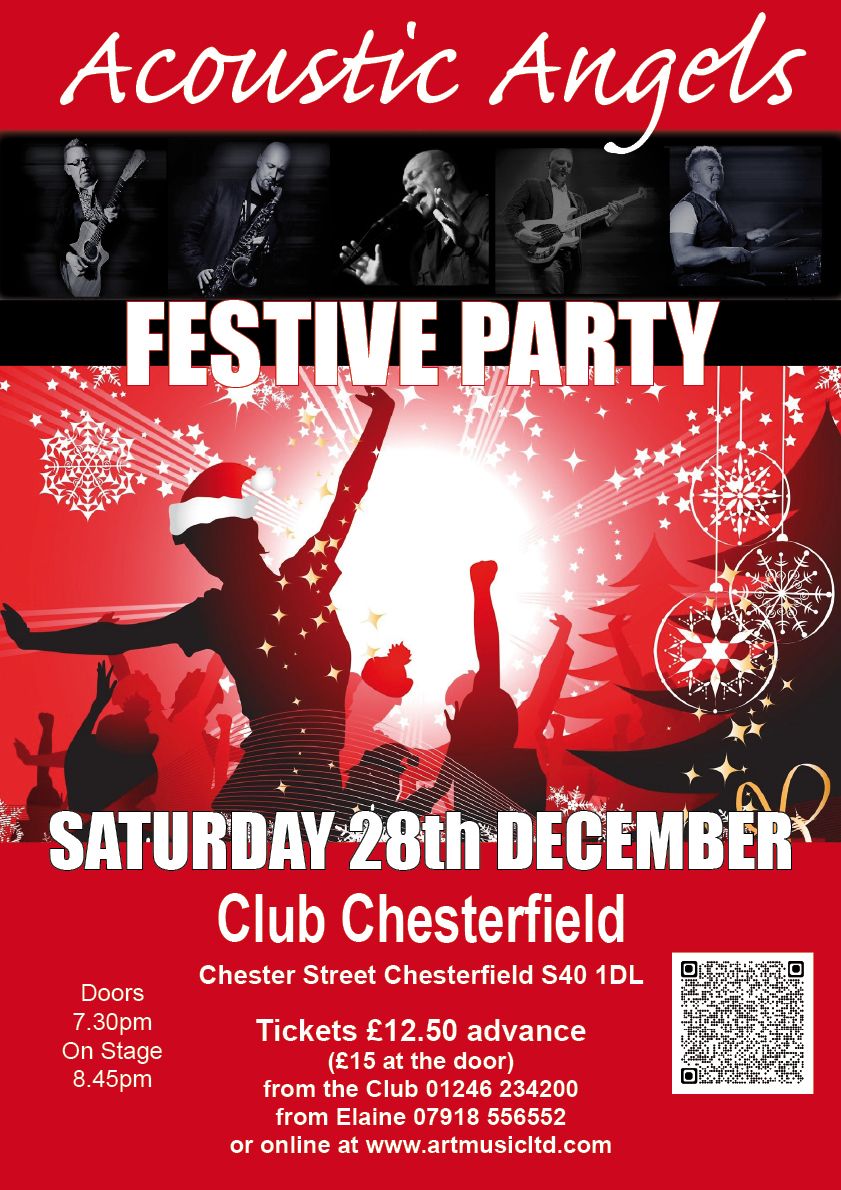 Acoustic Angels - Back in Chesterfield for a Festive Party !!