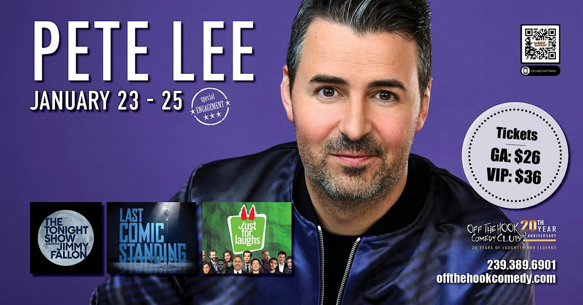 Comedian Pete Lee Live In Naples, Florida!