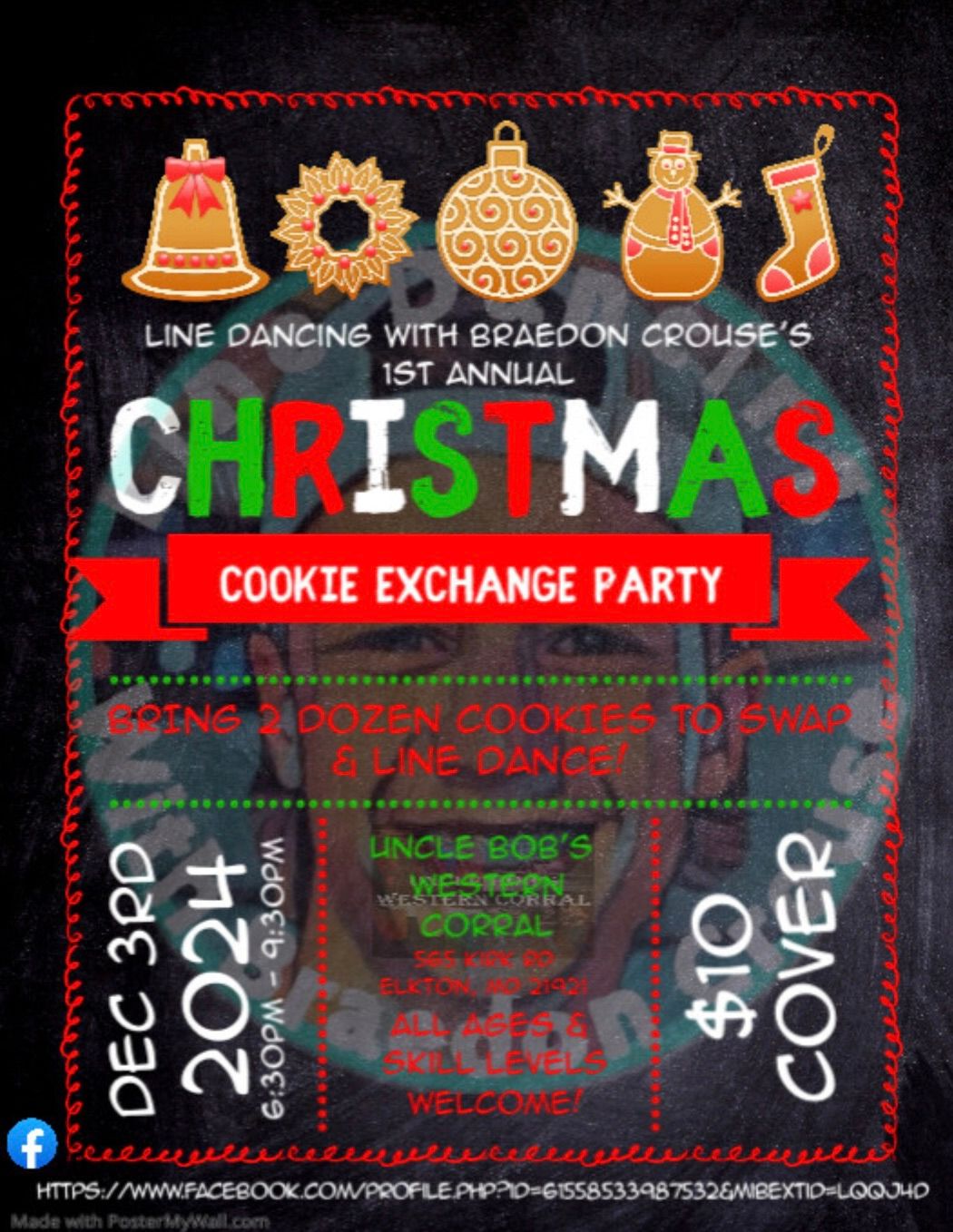 Line Dancing & Cookie Exchange