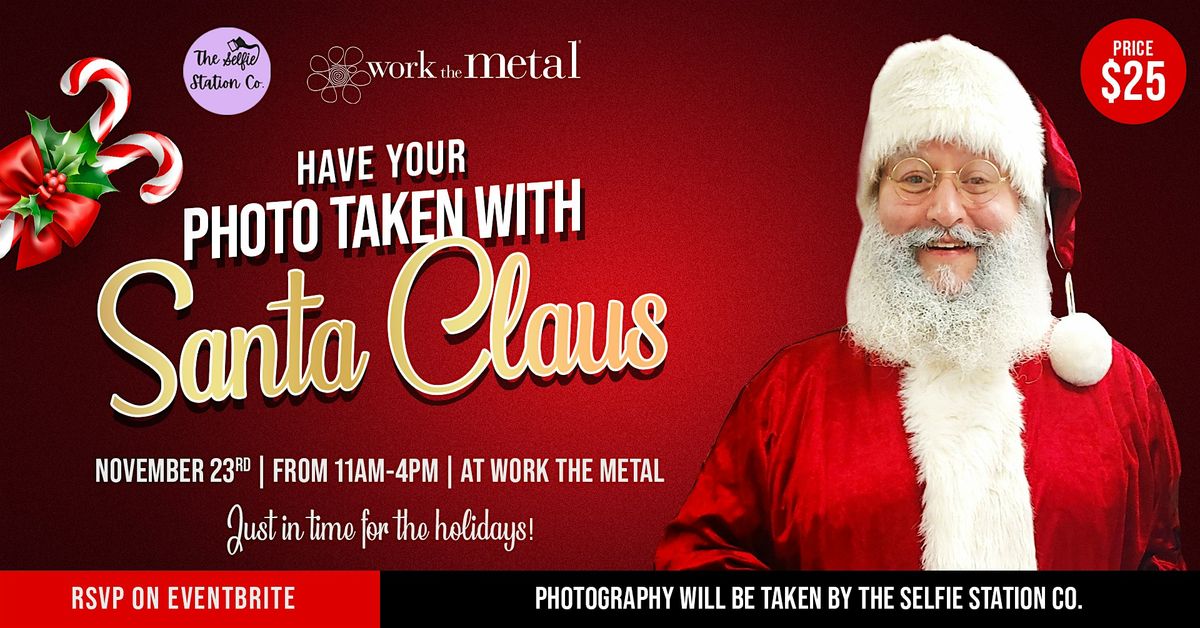 Take Photos with Santa at Work the Metal