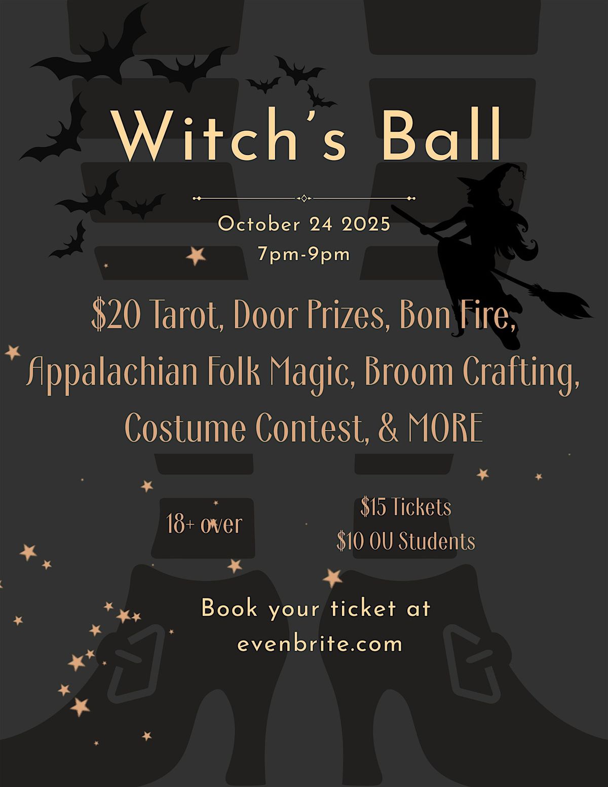 WITCH'S BALL at SERENITY ROOTS