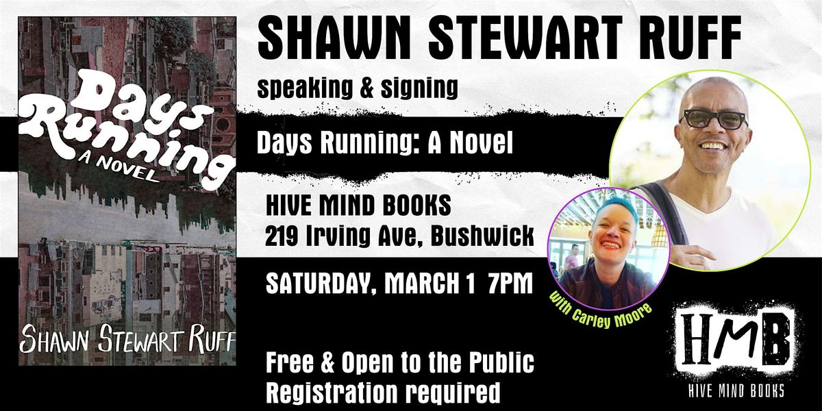 Book Launch: Shawn Stewart Ruff - Days Running