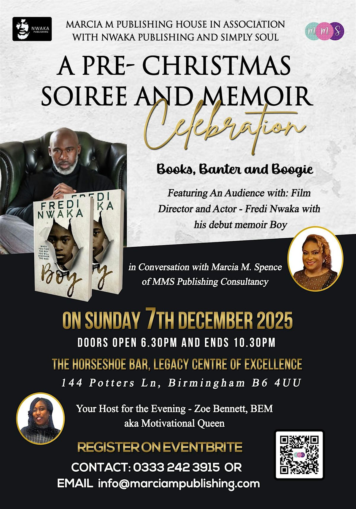 Books , Banter & Boogie - An Audience with Fredi Nwaka