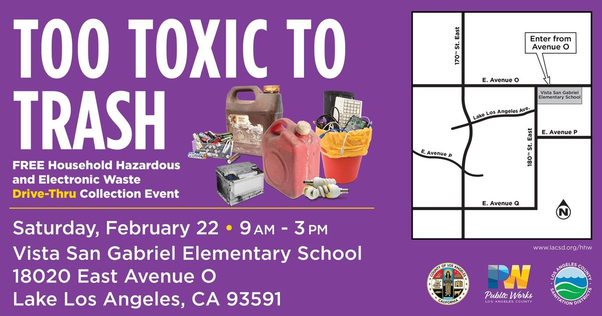 Lake Los Angeles Household Hazardous Waste & E-Waste Roundup