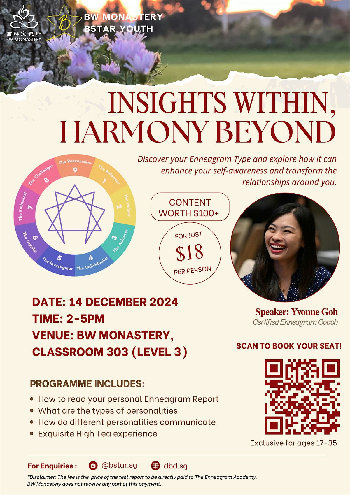 Enneagram Workshop: Insights Within, Harmony Beyond