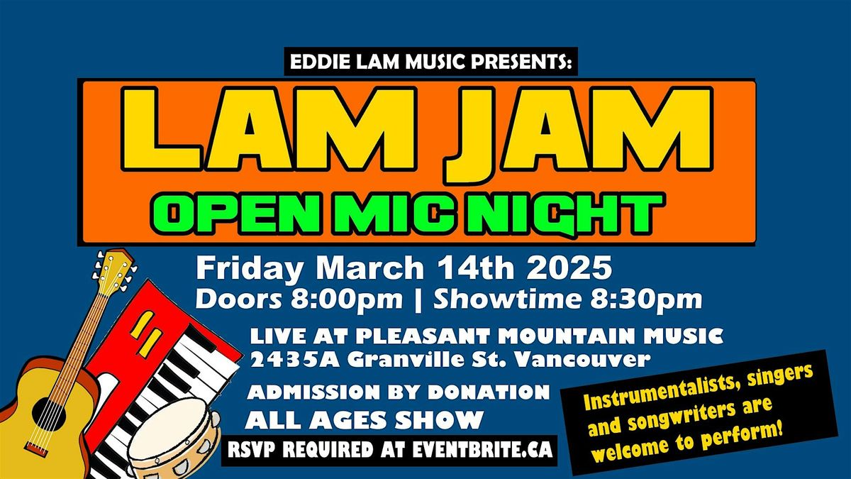 Lam Jam Open Mic - March Madness Edition