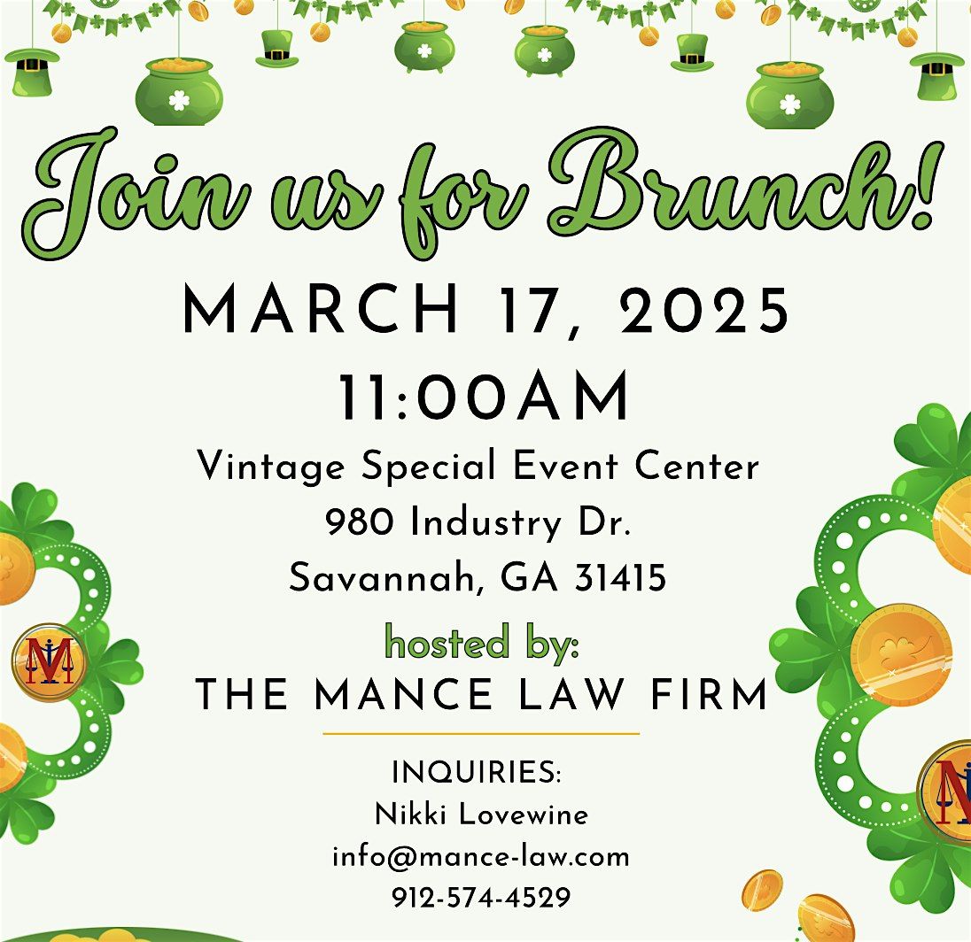 The Mance Law Firm- Join us for Brunch!