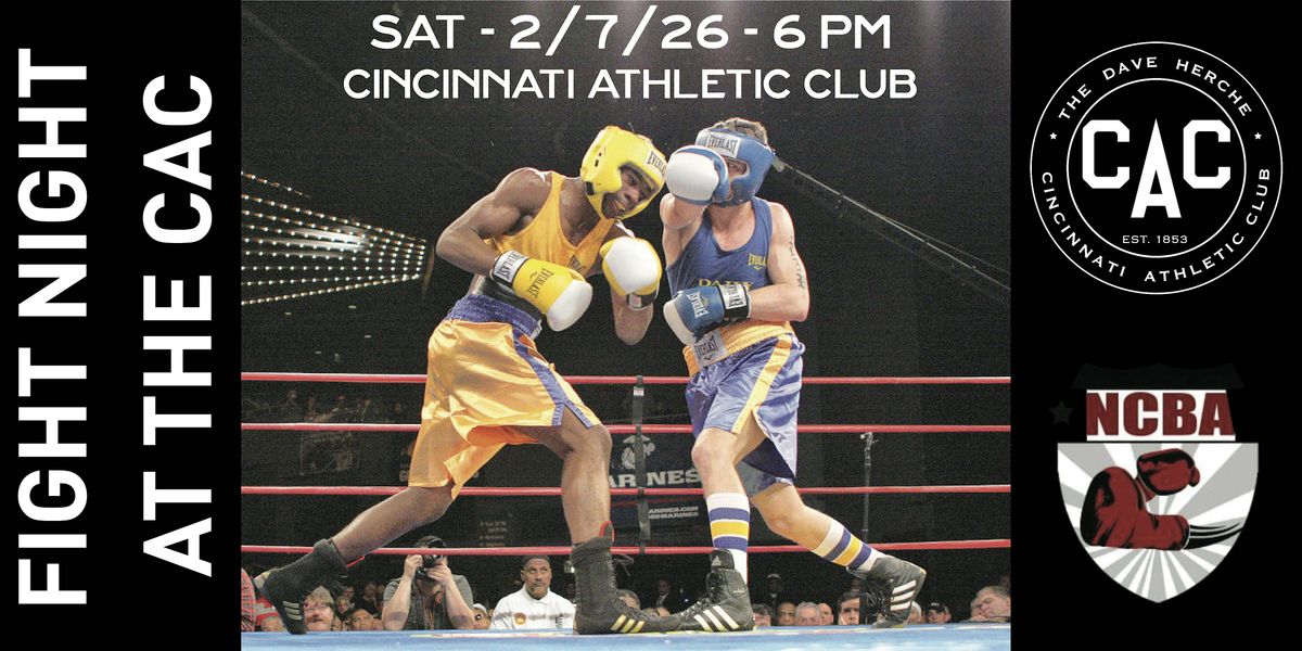 Fight Night at the CAC 2026