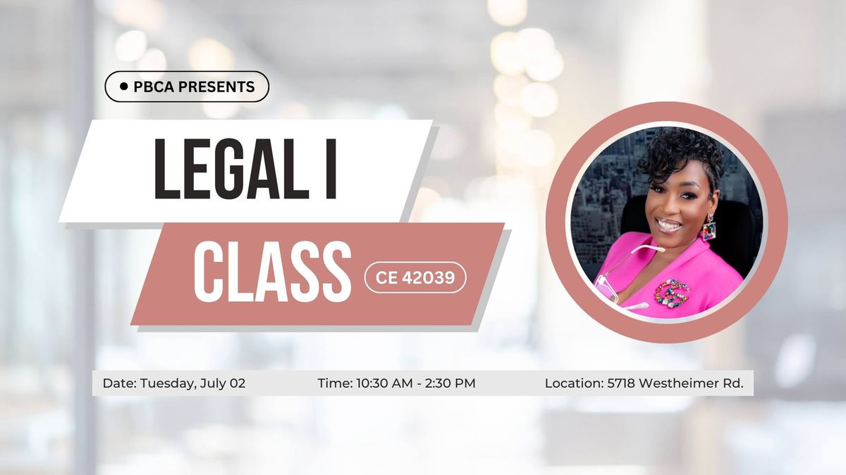 PBCA: Legal I Class