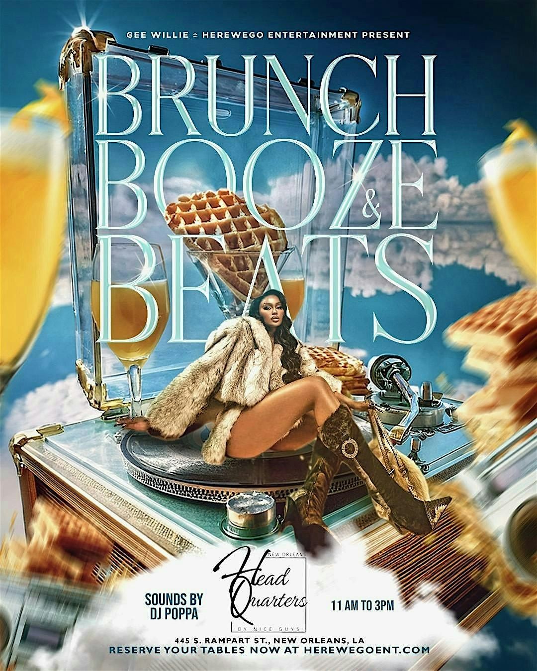 BRUNCH BOOZE & BEATS @ HEADQUARTERS BY NGN