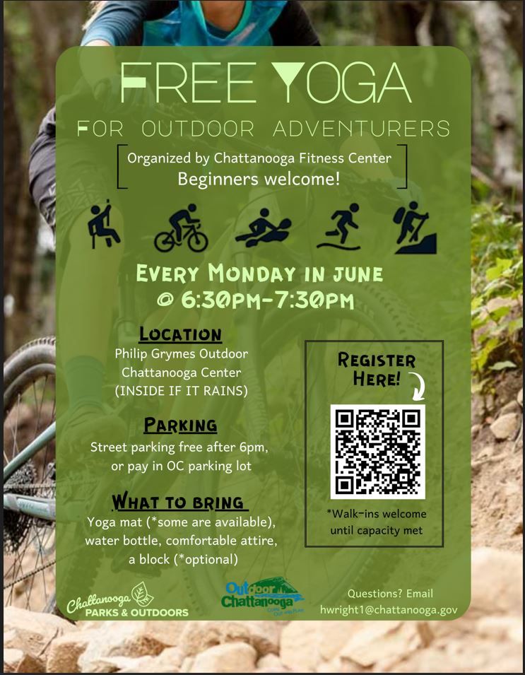 Free Yoga Every Monday in June at Coolidge Park