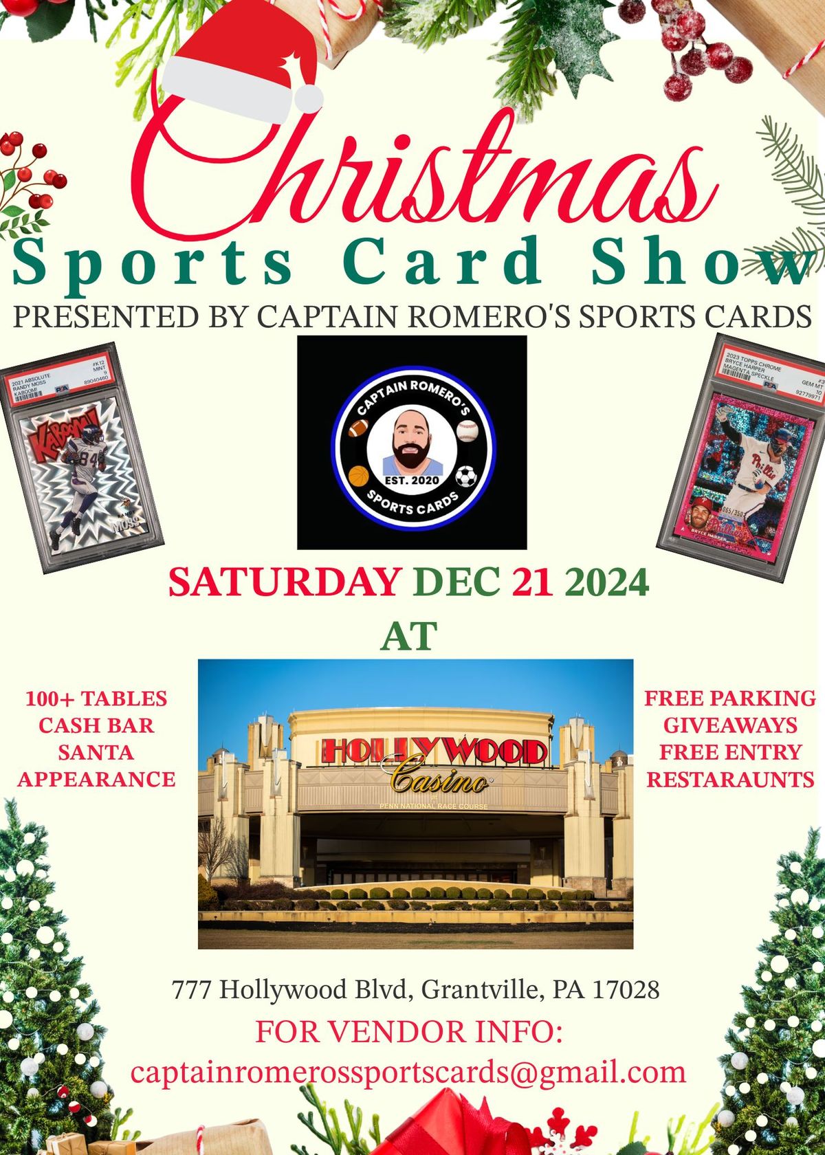 Christmas Sports Card Show at Hollywood Casino 