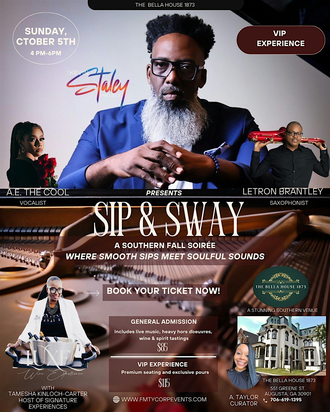 SIP & SWAY       Southern Fall Soir\u00e9e-Where Smooth Sips Meet Soulful Sound