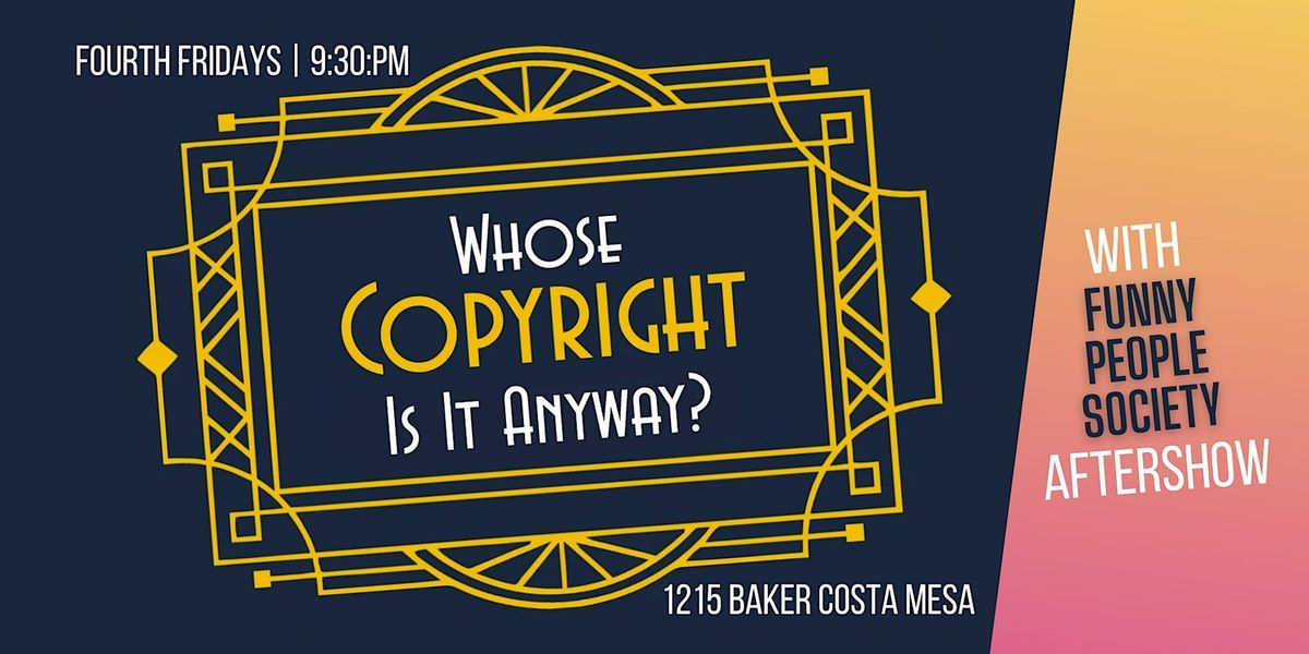 Whose Copyright is It Anyway?