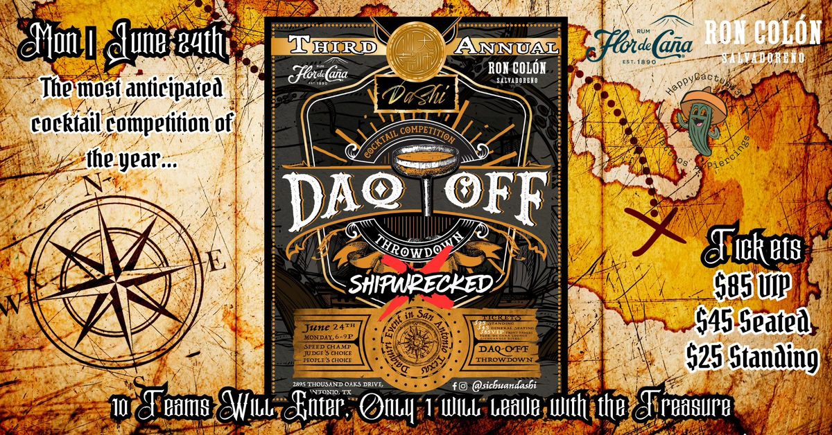 3rd Annual DASHI DAQ-OFF Cocktail Competition - SHIPWRECKED