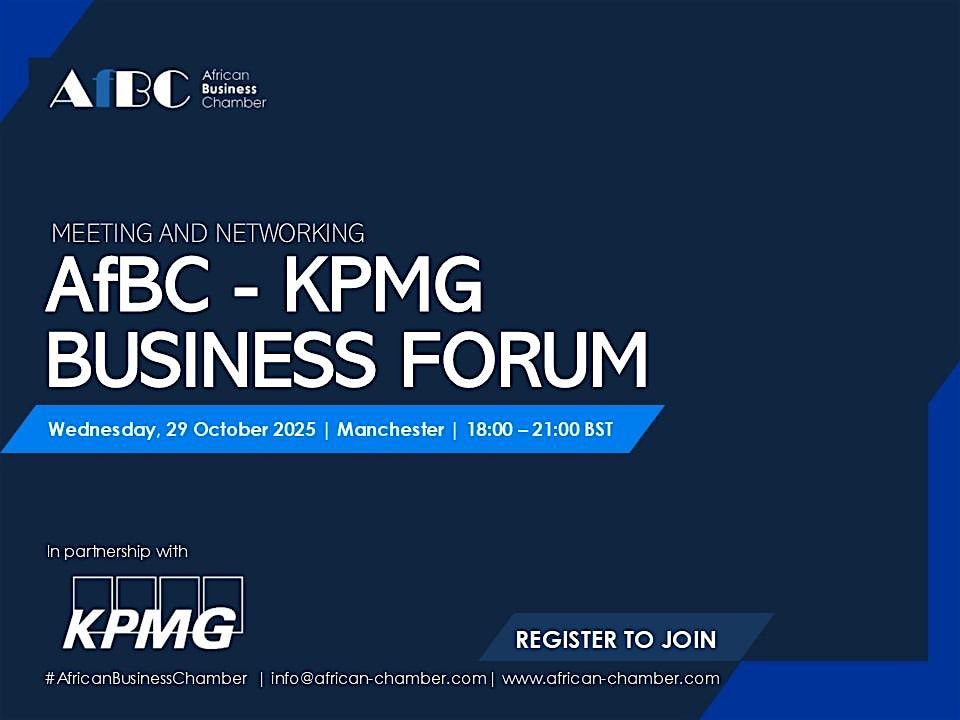 AfBC - KPMG Business Forum, Manchester