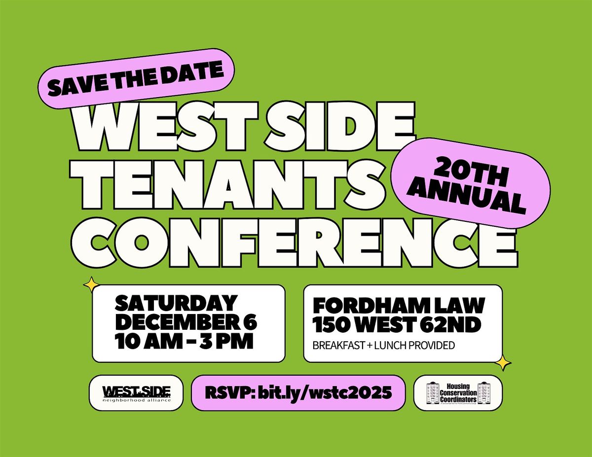 20th Annual West Side Tenants Conference