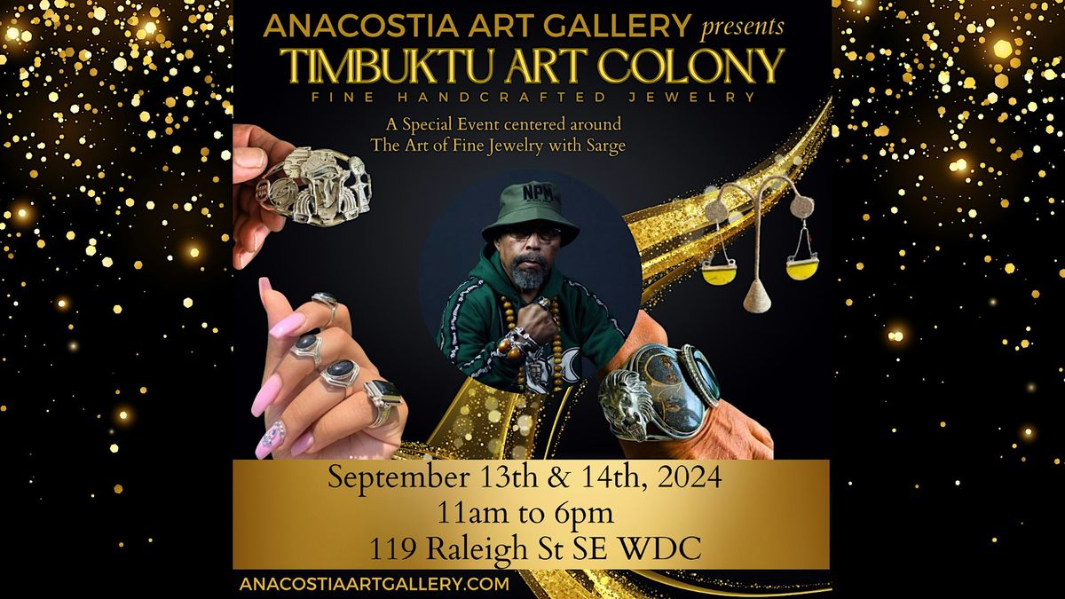 CBC Weekend Jewelry Showing, Master Jewelers Timbuktu Art Colony in DC!