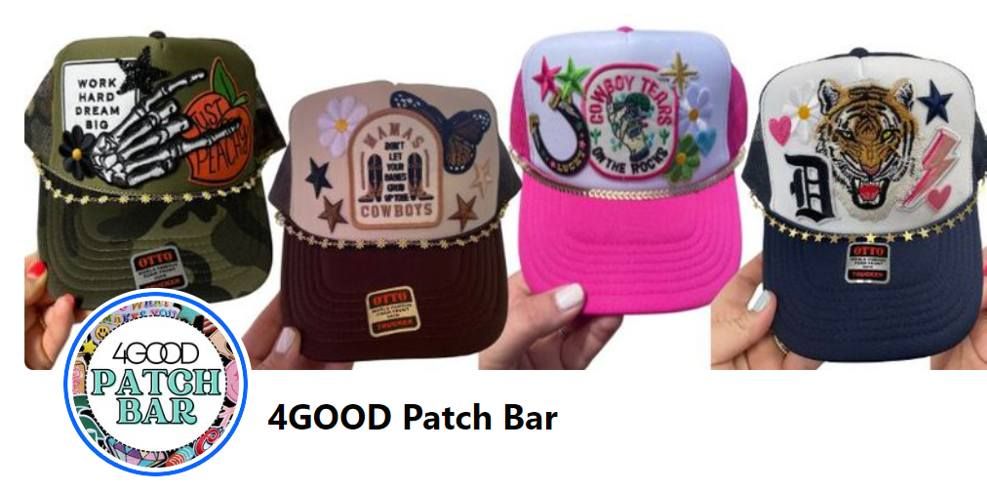 4GOOD Hat Patch Bar Pop-Up at LouLou's Boutique