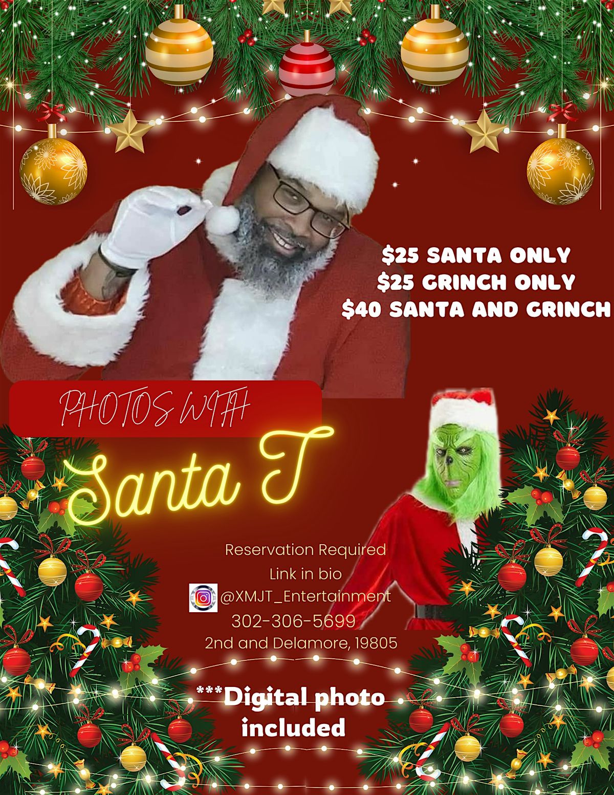 XMJT Ent presents\u2026\u2026A Visit with Santa T