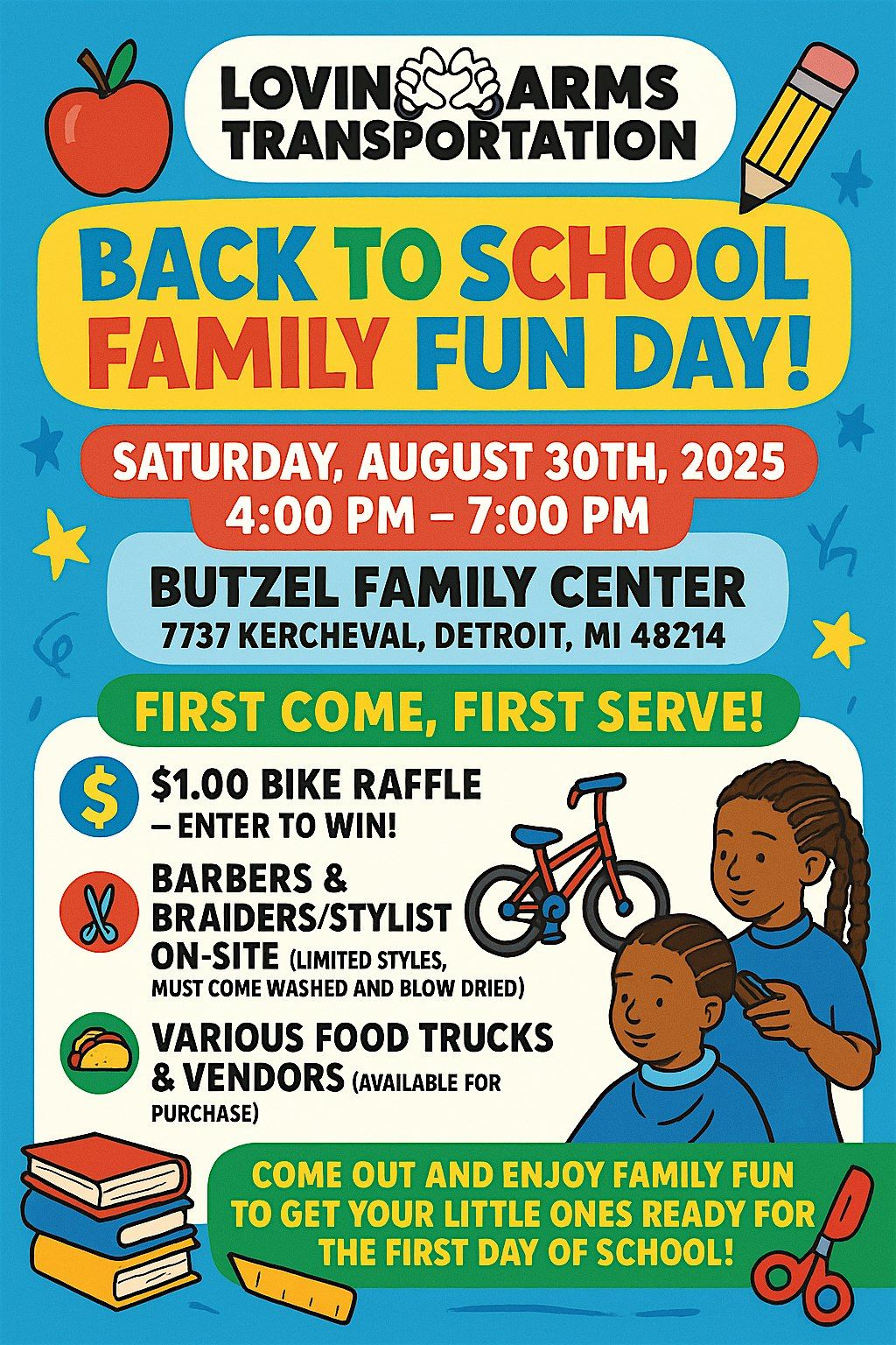 Loving Arms Back to School : Vendor Sign Up