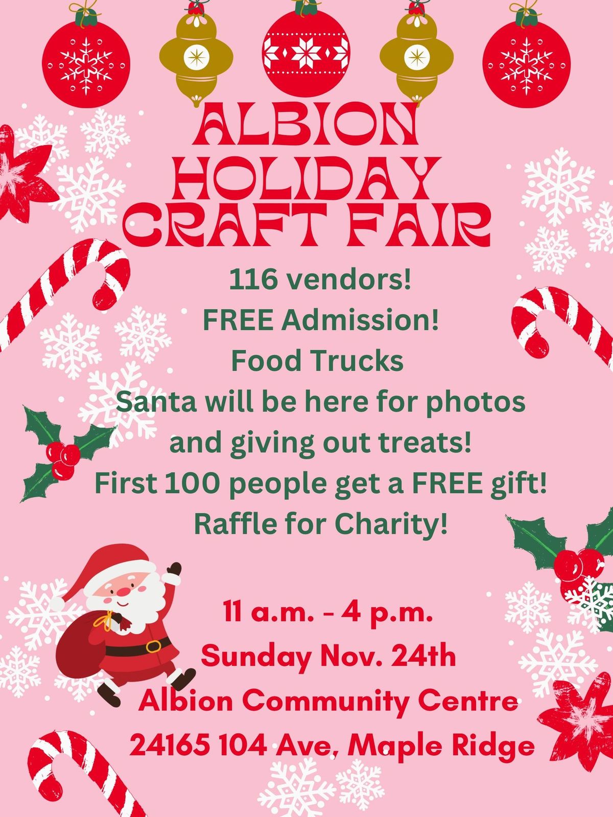 Albion Holiday Craft Fair