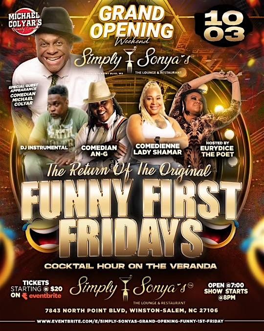 Simply Sonya\u2019s Grand Opening Funny 1st Friday