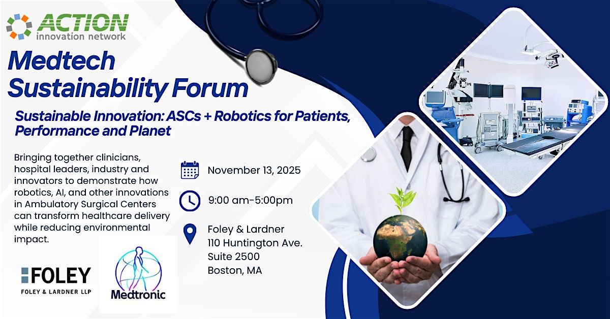 Sustainable Innovation: ASCs + Robotics for Patients, Performance & Planet