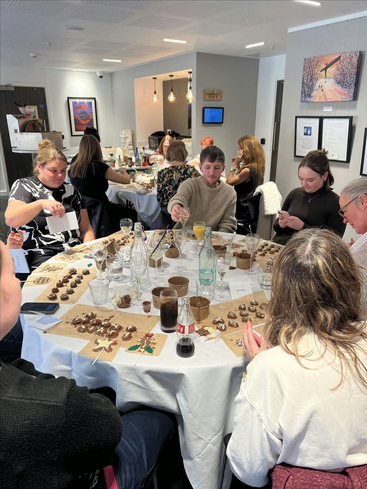 Christmas truffle making with Oli the Choc