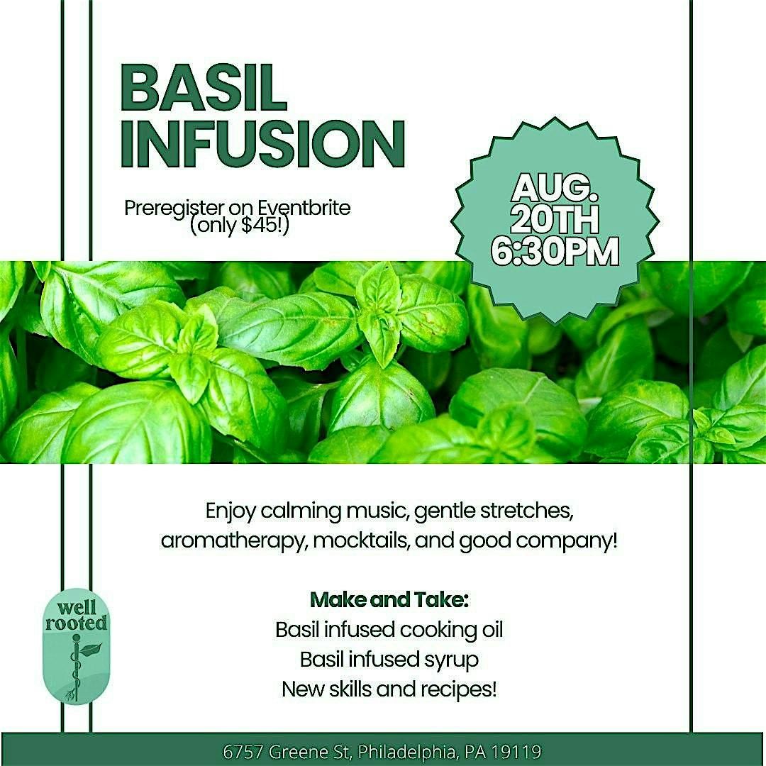 Basil Infusion-Horticulture Therapy Workshop