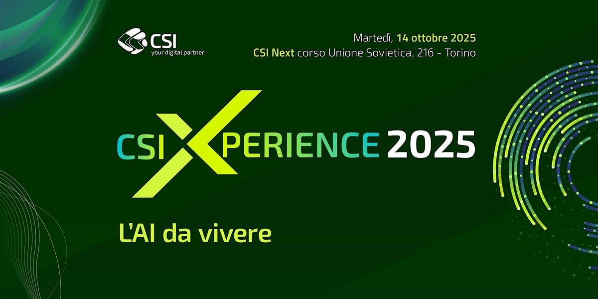 CSI Xperience | L'AI da vivere