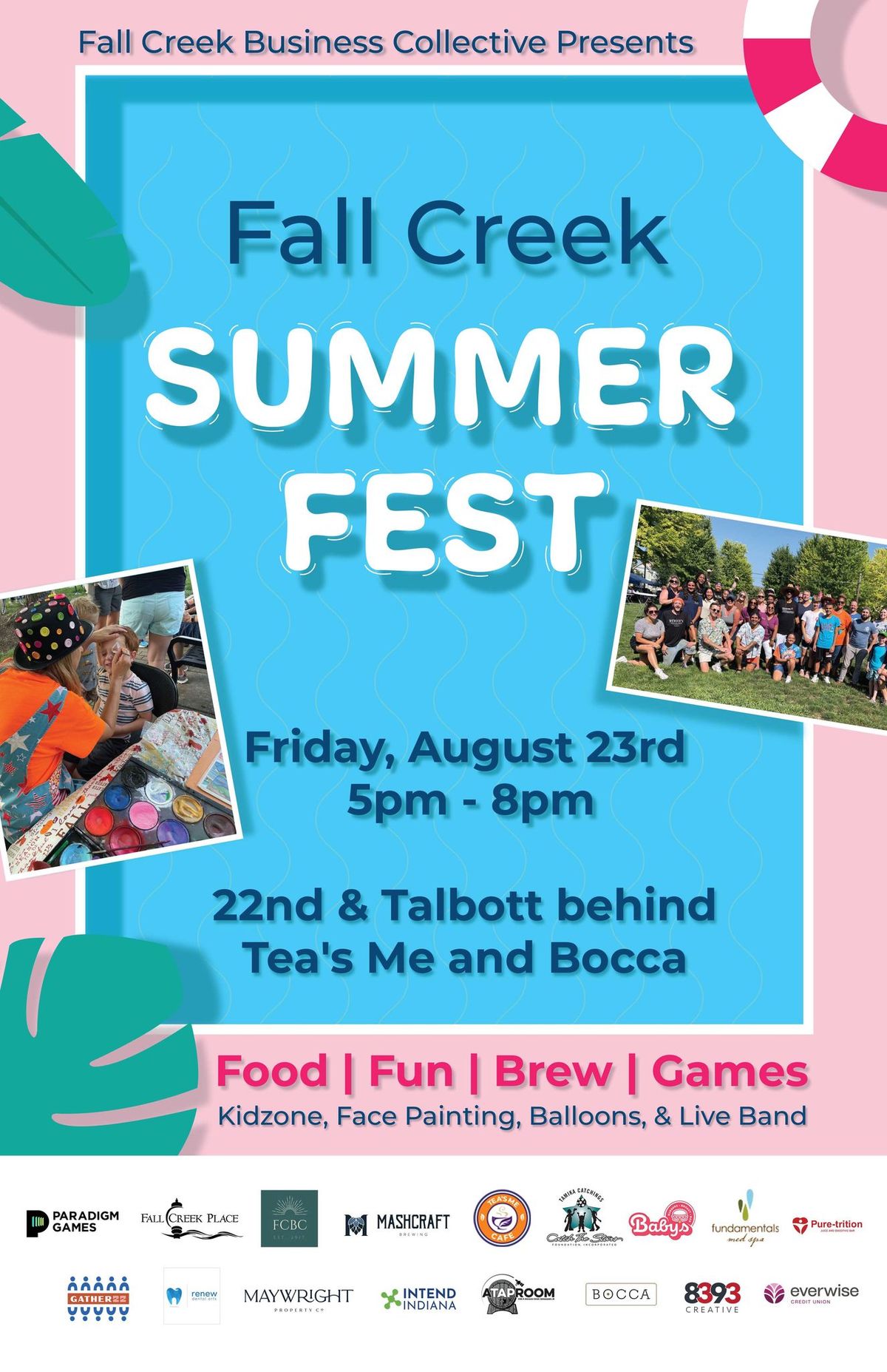 2024 Fall Creek Summer Fest!, 140 E. 22nd St, Indianapolis, IN 46202