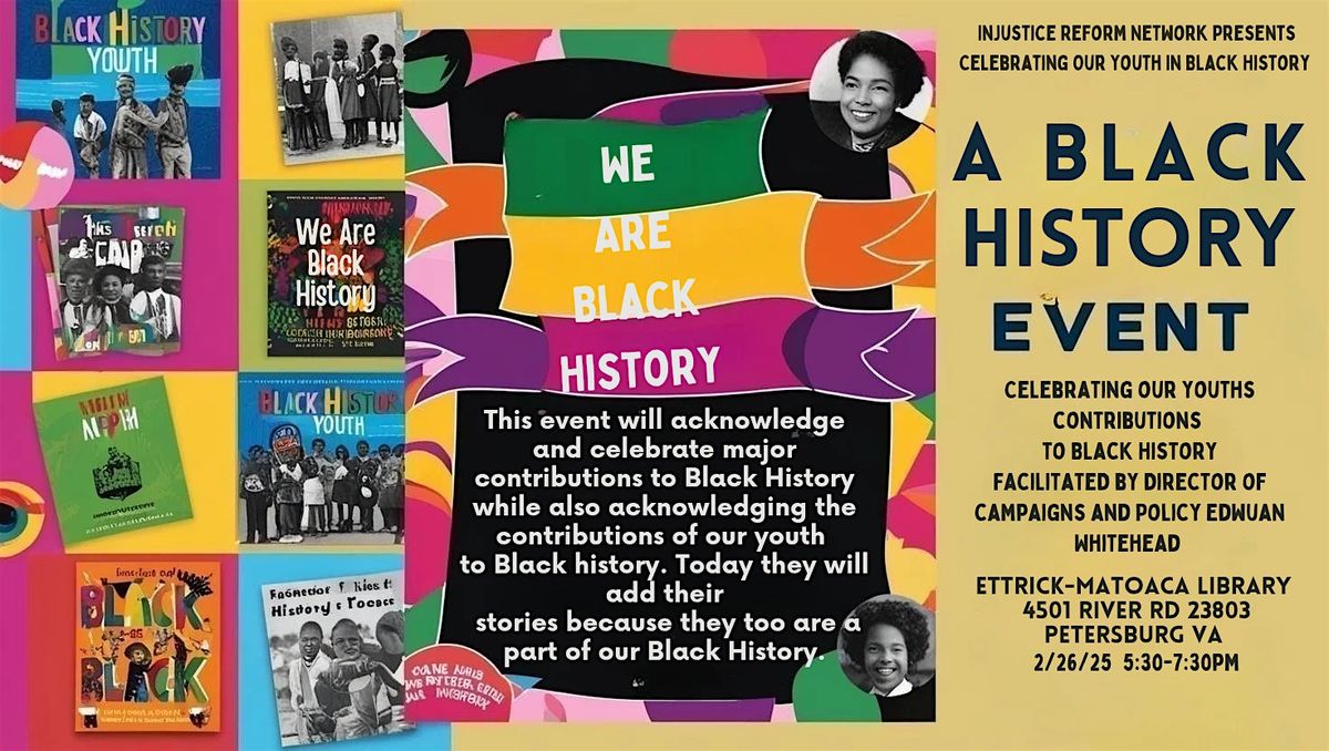 WE ARE BLACK HISTORY YOUTH EVENT