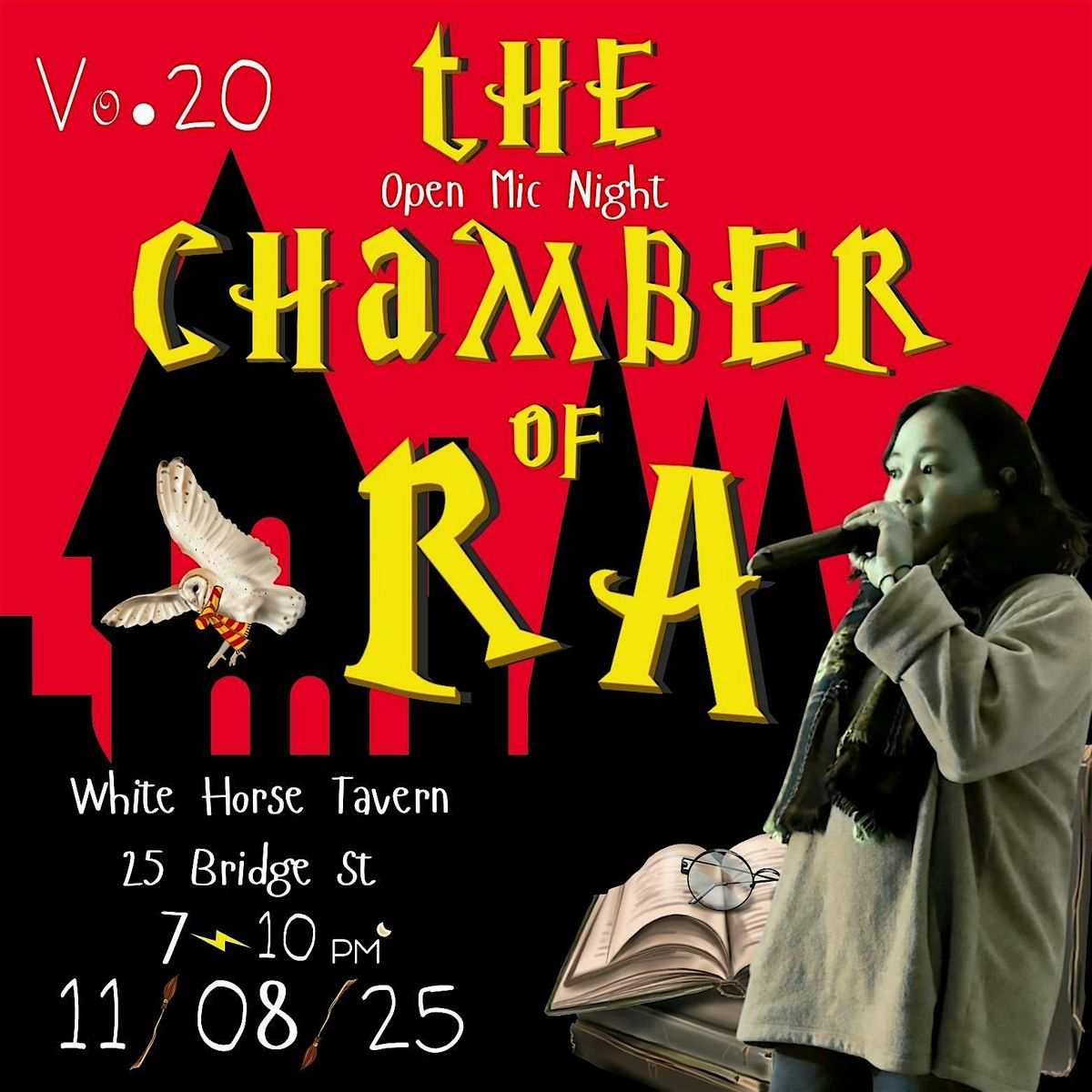RA OPEN MIC Vo.20 "The Chamber of RA" Hogwarts Open Mic