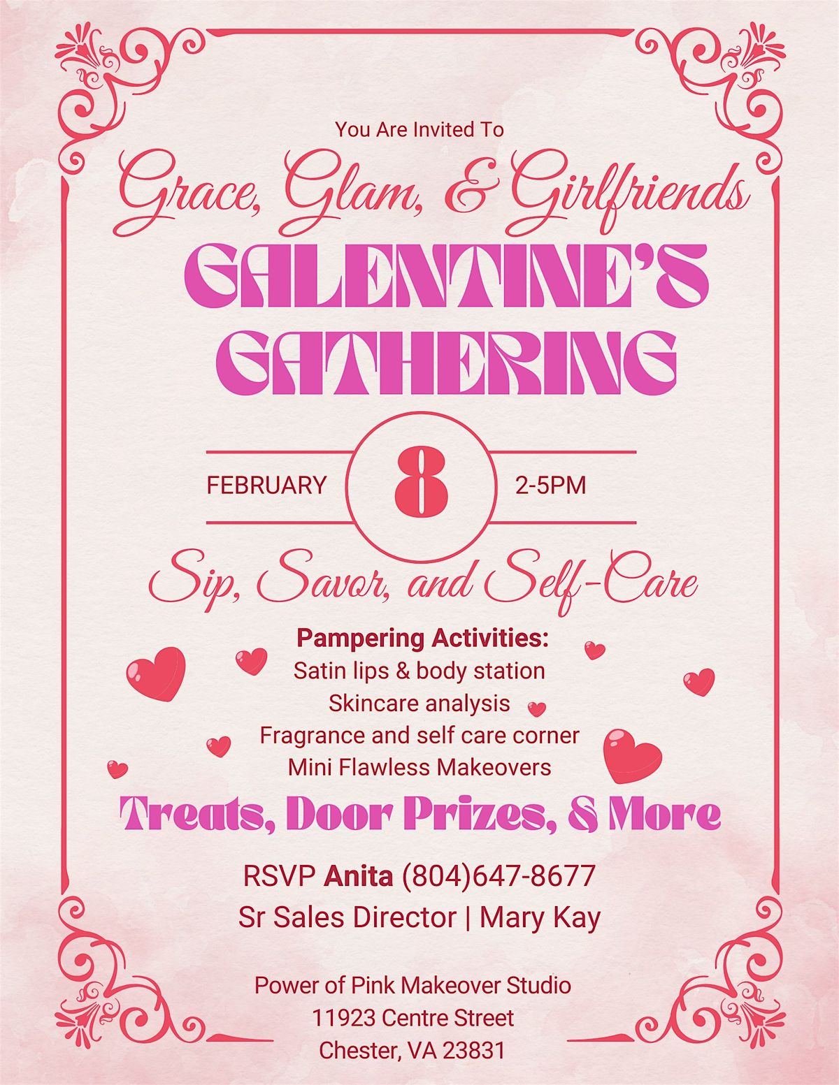 Grace, Glam, & Girlfriends: Galentine\u2019s Gathering