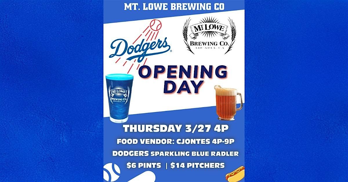 Dodgers Opening Game