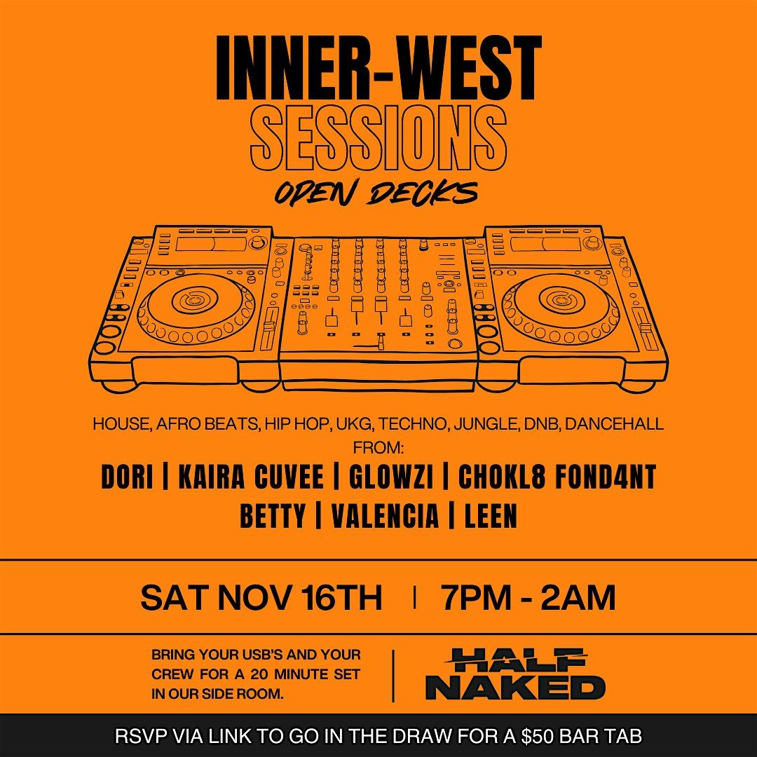 Inner West Sessions: Open Decks Edition