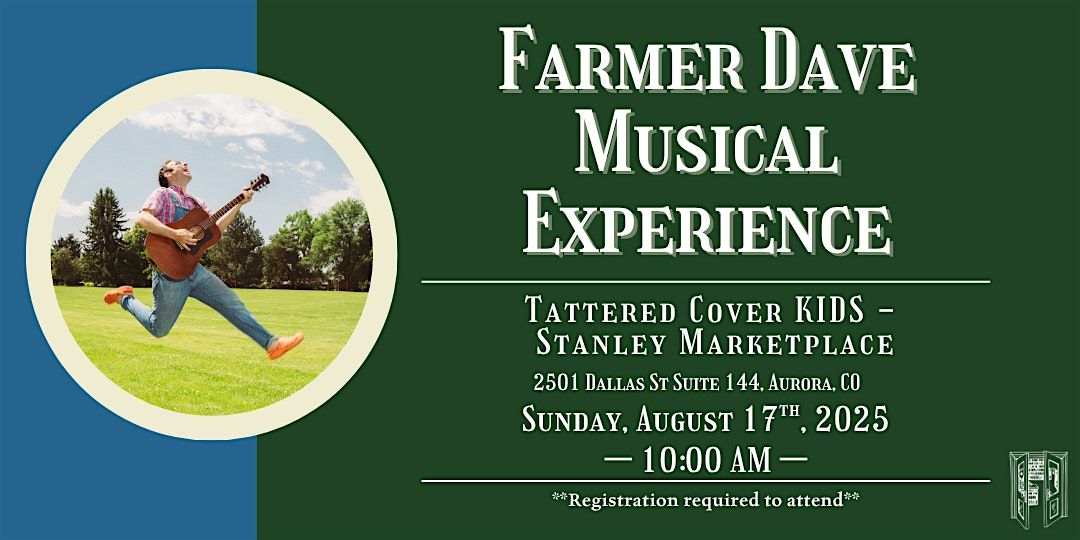 Animal Farm Music with Farmer Dave Live at Tattered Cover KIDS