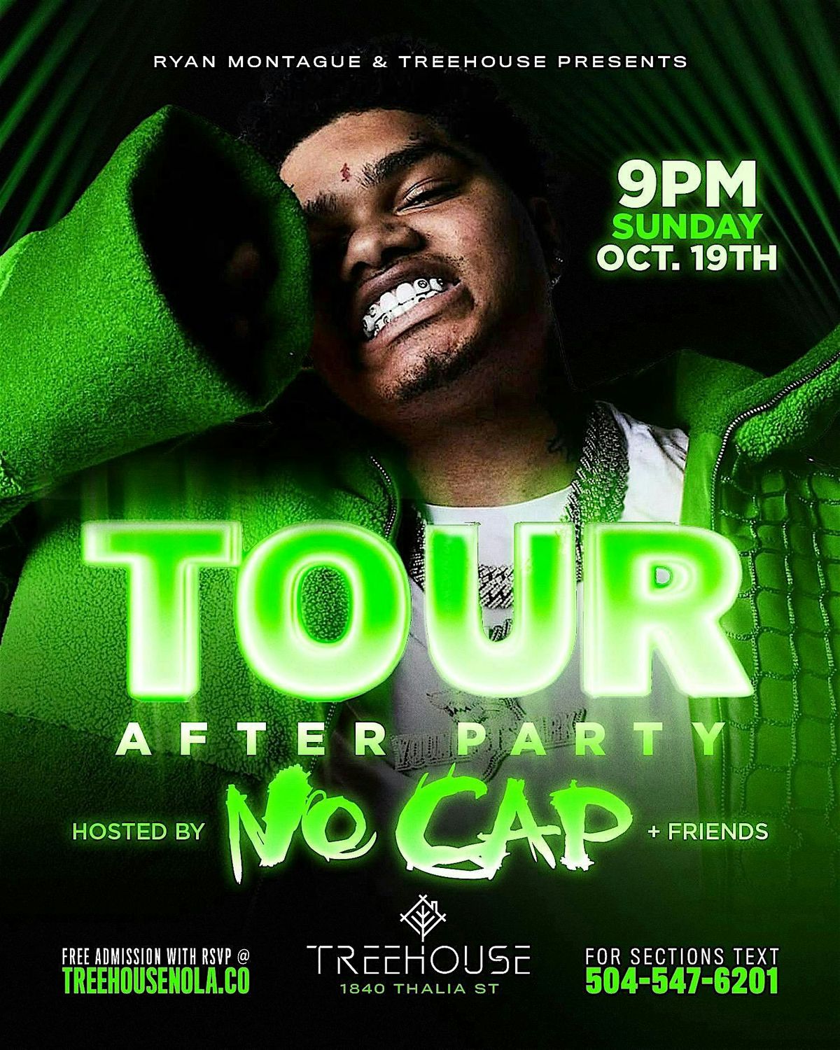 NO CAP Hosts Tour After Party @ Treehouse | Oct. 19