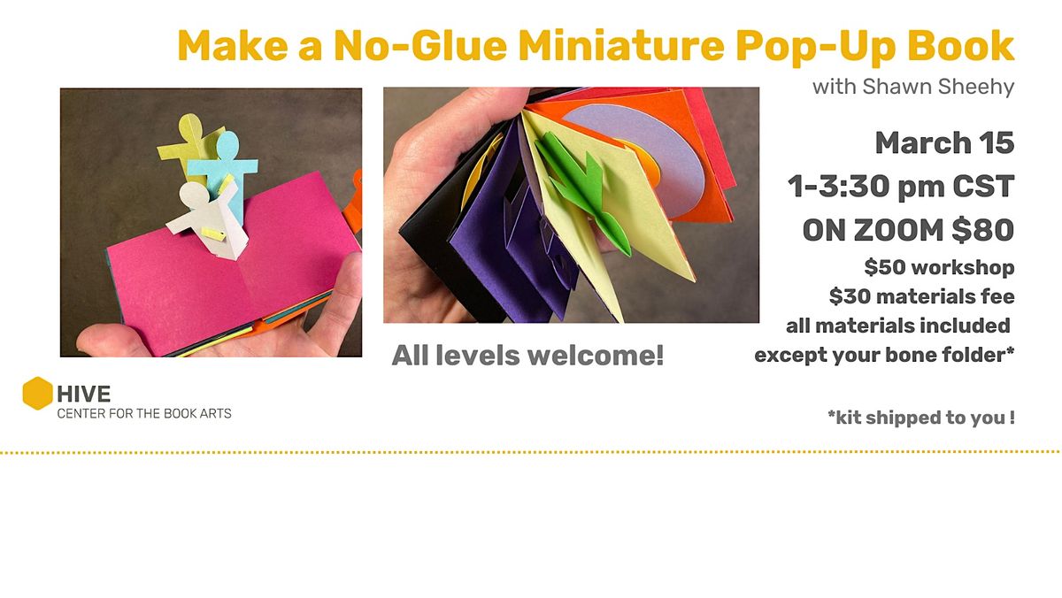 Make a No-Glue Miniature Pop Up Book with Shawn Sheehy